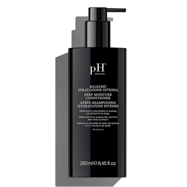 pH Labs Deep Moisture Conditioner - Intense Hydration for Dry, Damaged Hair - Deep Conditioning Treatment with Kokum Nut Butter & Rose Extract for Frizz-Free, Soft, Smooth, Rejuvenated Hair - 8.45 Oz