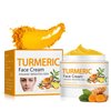 Turmeric Face Cream for Face - Natural Turmeric Moisturizer Cream for Soothing & Hydrating - Vitamin C Turmeric Anti Aging Face Cream Smoothes Fine Lines, Daily Moisturizer for Face and Body 50g