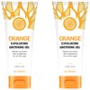 Orange Exfoliating Gel, orange exfoliating gel scrub,Deep Cleansing Moisturizing Facial Exfoliator, Size 50ml, 1.7 Fl Oz (2 PCS)