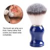 Original Handmade Pure Badger Shaving Brush with Chrome Handle, Engineered for Safety Men's Beard Shaving, Shaving Professional Hair Salon Tool Black