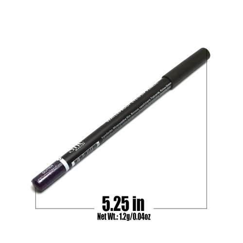She Makeup 1 WP21 PURPLE GLITTER WaterProof Eye & Lip Liner Pencil Eyeliner Lipliner 0.04 oz / 1.2g + Zipper Bag