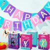 16 PCS Gymnastics Party Bags With Handles Gymnastics Birthday Party Supplies Gymnastics Party Favors Gymnastics Gifts For Girls Boys Teens Gymnasts Coach Gymnastics Party Decorations