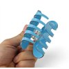 Liasun 3.3" Jelly Color Hair Claw Clip-Acrylic Strong Holding Power Hair Clips Hairgrip for Women and Girls Hair Barrettes for Medium or Long Hair (Blue)