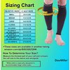 Doc Miller Calf Compression Sleeve Women and Men- 20-30 mmHg - 2 Pairs Calf Sleeve for Surgery Recovery Maternity Shin Splints Varicose Veins and Calf Injuries - Small Size - Black Color