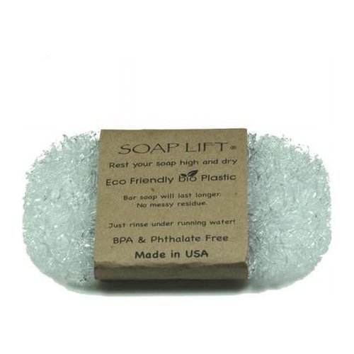 Soap Lift Bar Soap Saver 1/4 in. H x 4-1/2 in. W x 3 in. L Crystal Bio Plastic