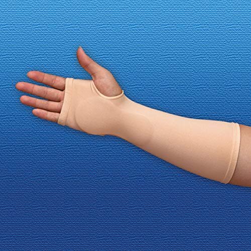 Silipos 14125 Carpel Gel Sleeve - [Right], Small Hypoallergenic Compression Tube with Medical Grade Mineral Oil Gel. Arm & Ankle Supports