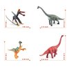 6 Pcs Mini Volcano Model with 12 Pcs Mini Dinosaur Figures Plastic Dinosaurs Figurines Artificial Volcano Set for Dinosaur Cake Topper Birthday Gifts Party Favor
