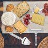 Cheese Slicer with Wire, WarmHut Stainless Steel Cheese Slicer Set and Cheese Cutter Plane for Soft, Semi-hard, Hard Cheeses Kitchen Tool, Set of 2