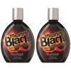 Millenium Tanning Insanely Black 60X UV Bronzer Accelerator Tanning Lotion, 2 Count, 13.5 fl oz