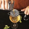 Homestia Fine Mesh Sieve Strainer Stainless Steel Cocktail Strainer Food Strainers Tea Strainer Coffee Strainer with Long Handle for Double Straining Utensil 3.3 inch