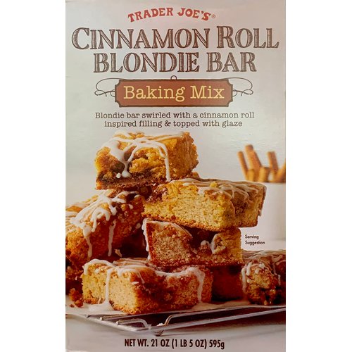 Trader Joe’s Cinnamon Roll Blondie Bar Baking Mix, 21 ounces (595 grams)