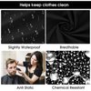 Waterproof Hair Dye Cape Short Barber Cape Waterproof Salon Hair Cutting Cape Makeup Apron for Hair Color, Bleach, Shampoo