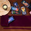 4Pcs Tarot Card Holder Bags Velvet Tarot Card Wrap Storage Bags Tarot Card Velvet Storage Bags Tarot Storage Bags Velvet Wrap Tarot Accessories Witchcrafts Supplies for Tarot Cards Witches' Spiritual
