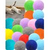 HEUHAI 40 PCS Cat Balls, Interactive Cat Toy Balls for Indoor Cats, Enhance Agility and Playfulness, Ideal Kitten Toys for Indoor Kittens, for Small and Medium Breed Sizes