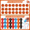 Aoriher 120 Pcs Basketball Sports Party Favors Set Serve 24, Basketball Goodie Bulk Foam Finger Mini Stress Ball Slap Bracelet Charm Bracelet Stamp for Girl Boy Kids Basketball Theme Party Supplies