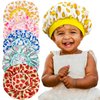 5 Pieces Kids Satin Bonnet Silk Baby Bonnet Sleeping Cap Wide Band Night Hats for Natural Hair Teens Toddler Child Baby