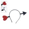 Funny Love Heart for Arrow Headband Valentines Day Elastic Hair Hoop Hair Accessories for Holiday Costume Party Hats and Caps