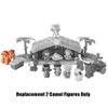 Replacement Parts for Little-People Christmas Nativity Playset - Replacement 2 Camel Figures ~ Works with FPT07, DPX53, J2404 and Many Other Sets