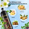 Mihkiom Dark Wine Red Hair Dye Shampoo 3 in 1 for Women & Men, Hair Color Shampoo Refresh Hair Only 20 Mins - Natural Plant - Champu Para Pintar el Pelo