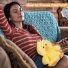 SuzziPals Heatable & Coolable Little Chick Stuffed Animals, Cute Heating Pad Microwavable Stuffed Animal for Cramps, Stuffed Chicken Plush Toys, Cute Plushies Chick Toys for Anxiety, Chicken Gifts