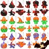 UDOGI Halloween Party Favors, 36 PCS Halloween Mini Pop Keychain Fidget Toys Halloween Gifts for Kids, Halloween Toys, Halloween Party Supplies, Stress Relief Sensory Fidget Pack