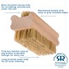 Redecker Natural Pig Bristle Nail Brush with Untreated Beechwood Handle, 3-3/4-Inches
