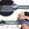 WC shoulder support brace arm slings shoulder immobilizer, youth shoulder brace- Shoulder stabilizer Compression Brace rotator cuff surgery sling, left-right arm sling-Size4 (41-45) inches