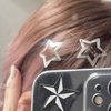 50Pcs Star Hair Pins Bling Star Hair Clip Pentagram Barrette Pin Toddler Hair Snap Star Girl Hairpin Hair Clip Women
