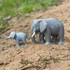 HABA Little Friends Elephant - Chunky Plastic Zoo Animal Toy Figure (4.5" Tall)