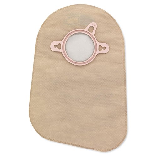 HOLLISTER Filtered Ostomy Pouch New Image 2-3/4" Flange Two-Piece System 9" L Closed End (#18324, Sold Per Box)