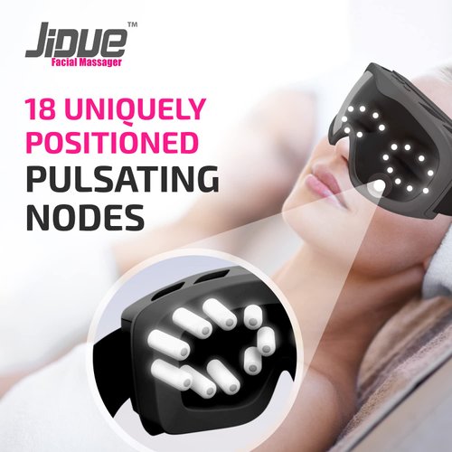 Jidue Eye Massager Stress Therapy for Face, Electric Massager, Machine Face Massager for Eye Care - Gray…
