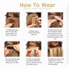 Lacer Remy Tape in Hair Extensions Human Hair Dark Brown Mixed Chestnut Brown with Dark Brown Roots Invisible Double Sided Weft Glue in Hair Extensions Human Hair 22 Inch 50g 20pcs