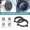 NuIth for Subaru 6.5 Inch Rear Door Speaker Adapter Bracket W/ Speaker Harness 1998-2020 WRX Forester Impreza XV Crosstrek Replace Rear Door Speaker Spacer Ring Kit