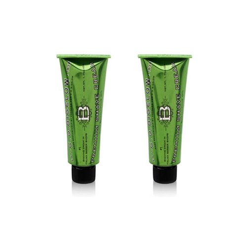 C.O.Bigelow Premium Shaving Cream 1.7 oz (Pack of 2)