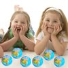 Lohoee 8Pcs Globe Squeeze Balls Mini Globe Stress Ball World Earth Stress Balls Foam Stress Balls for School,Office,Rewards, Party Favors or Gifts(2.5 Inch)