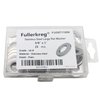 FullerKreg 3/8" x 1" OD Stainless Flat Fender Washers，1" Outside Diameter, 0.080" inch Thickness，(25 Pack)，18-8 (304) Stainless Steel