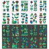 Generic 4th of July Temporary Tattoos Stickers Independence Day Temporary Tattoo for Kids Adults Luminous Party Supplies Patriotic Stickers Glow in The Dark Memorial Day Decorations
