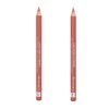 Rimmel Pack of 2 1000 Kisses Lip Liner, Spiced Nude 081
