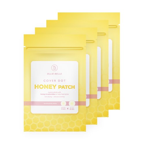 SMARTMED Cover Dot Ollie Belle Hydrocolloid Acne Patches with Honey Invisible Pimple Stickers Blemish Treatment (192 dots)