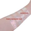 ONLYBETTER Face Glitter, Body Glitter, Glitter Makeup Face Paint for Eye Lip Hair, Festival Rave Accessories, Safe for Face, Easy Application & Removal, Purple Glitter