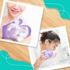 Karenhi Honeycomb Exfoliating Scrubber Set, Honeycomb Face and Body Scrubber Include Spa Bath Mitt Honeycomb Exfoliating Glove for Body Shower, Face Exfoliator Scrubber Sponge, Quick Drying (Purple)