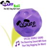 WUFF BALL - The Best Dog Ball Ever! Fun Durable Ultra Bouncy Purple Fetch Dog Toy, Fits Ball Launcher