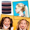 Braided Hair Accessories 48 Elastic Ponytail Holders, Soft Rubber Bands, and Hair Ties for Women and Girls Christmas Gift