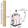 Big Dot of Happiness Batter Up - Baseball - Treat Box Party Favors - Baby Shower or Birthday Party Goodie Gable Boxes - Set of 12