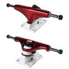 Core Skateboard Trucks 5.0 (7.75") Anodized Red/White Base, Premium Bushings
