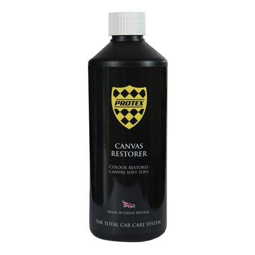 PROTEX World Convertible Soft Top Canvas Restorer Black 1ltr. - Colour Restores Like New