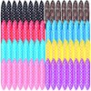 Giegxin 64 Pcs Heatless Soft Hair Rollers Sponge Sleep Hair Rollers Soft Overnight Hair Curlers Foam Pillow Curlers DIY Night Hair Rollers for Flexible Hair Curling Supplies, Polka Dot, Leopard