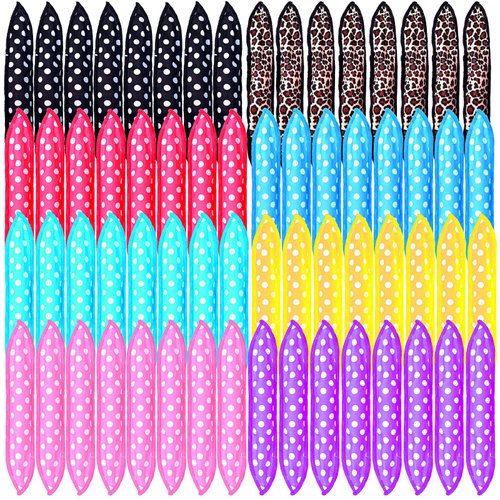 Giegxin 64 Pcs Heatless Soft Hair Rollers Sponge Sleep Hair Rollers Soft Overnight Hair Curlers Foam Pillow Curlers DIY Night Hair Rollers for Flexible Hair Curling Supplies, Polka Dot, Leopard