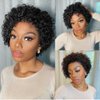 Short Curly Lace Wig Pixie Wigs For Black Women Human Hair 150% Density Pixie Cut Lace Front Wigs Human Hair 13x1 Short Curly Lace Front Wigs HD Glueless Pre Plucked Short Lace Front Pixie Cut Wig
