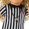 American Girl Truly Me 18-inch Doll Referee Outfit with Corded Whistle, Wristwatch, and Penalty Flag, For Ages 6+
